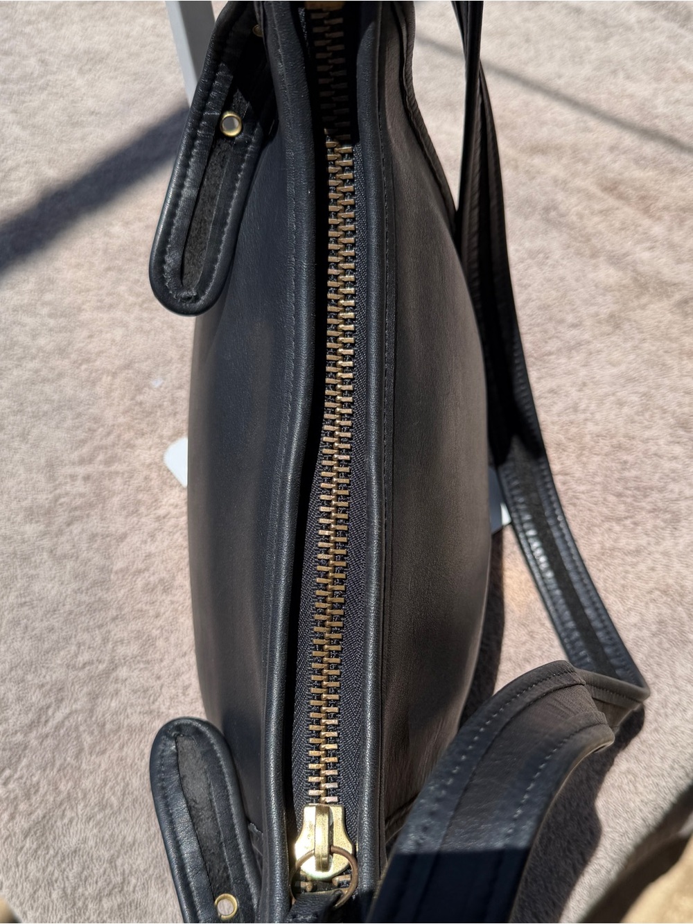 Coach Vintage Black Leather Janice Legacy Crossbody 9950 Dominican Republic - Picture 5 of 14